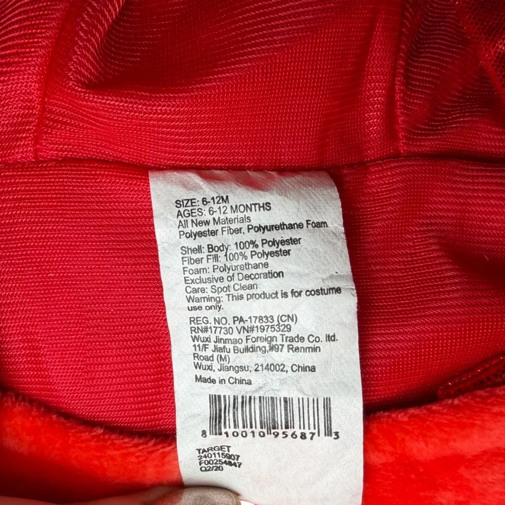 Target Hyde and Eek Lobster Costume Infant 6-12 months Halloween Costume - Picture 9 of 9